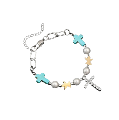 Cross Happiness Armband